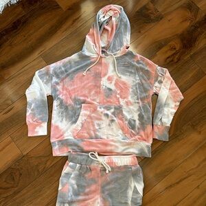 Vici Tie Dye Hoodie Jogger Set S